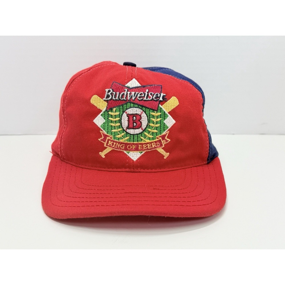 Vintage Budweiser King of Beers Baseball Snapback Hat Made in USA